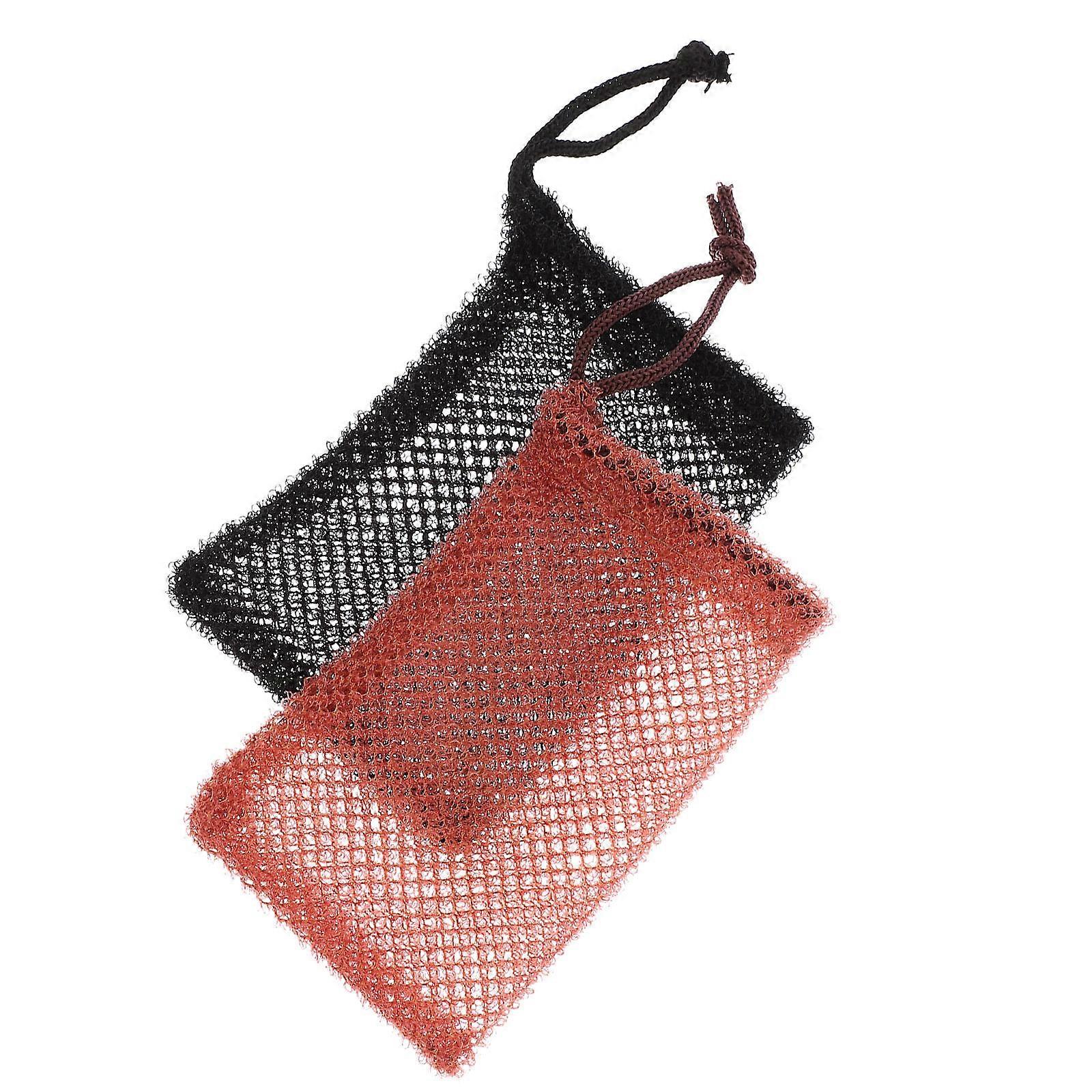 Versatile Soap Bag Nylon Foaming Pouch for Storage 2Pcs Pack