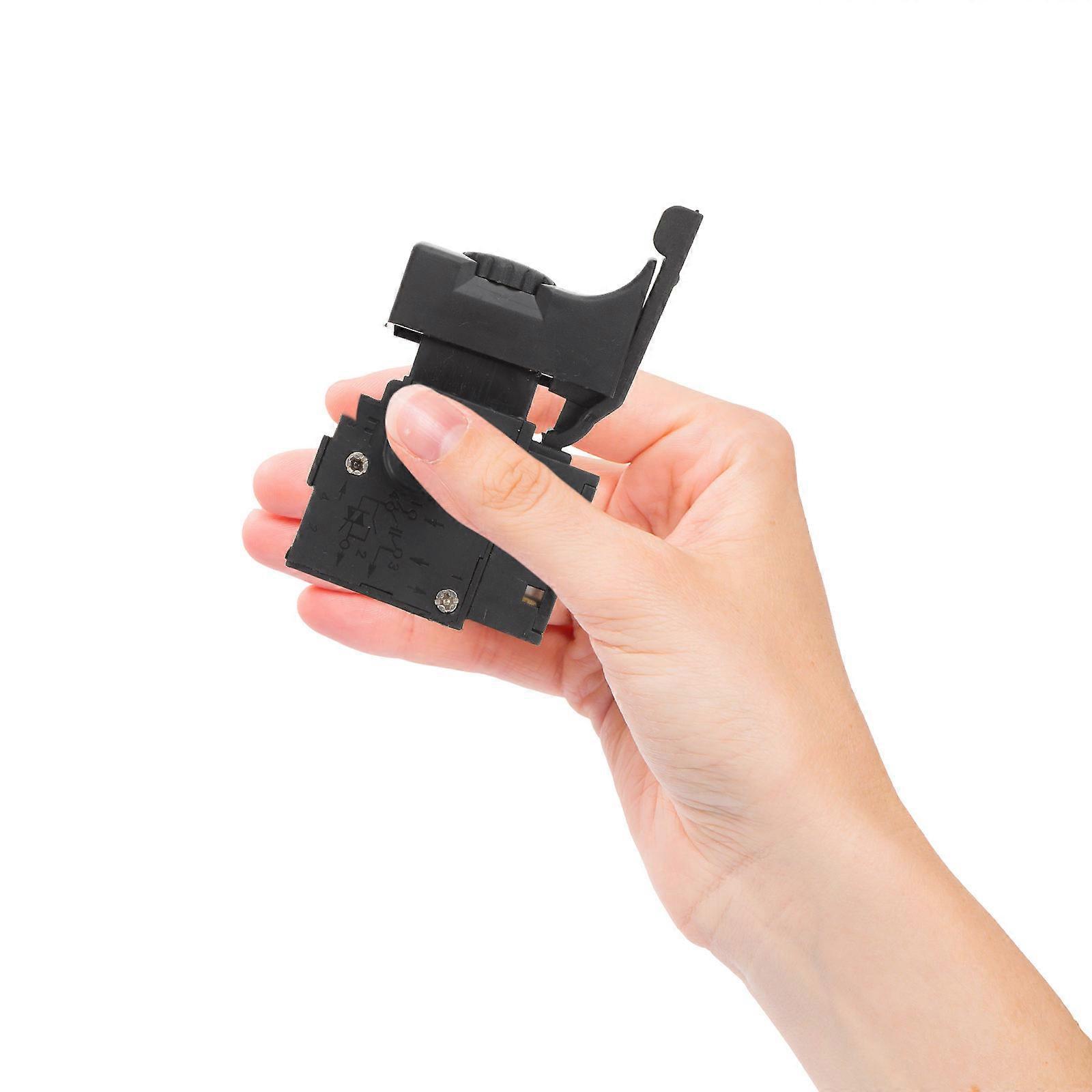 Black Plastic Hand Drill Trigger Control Button Replacement Part for Electric Drill Speed Adjustment