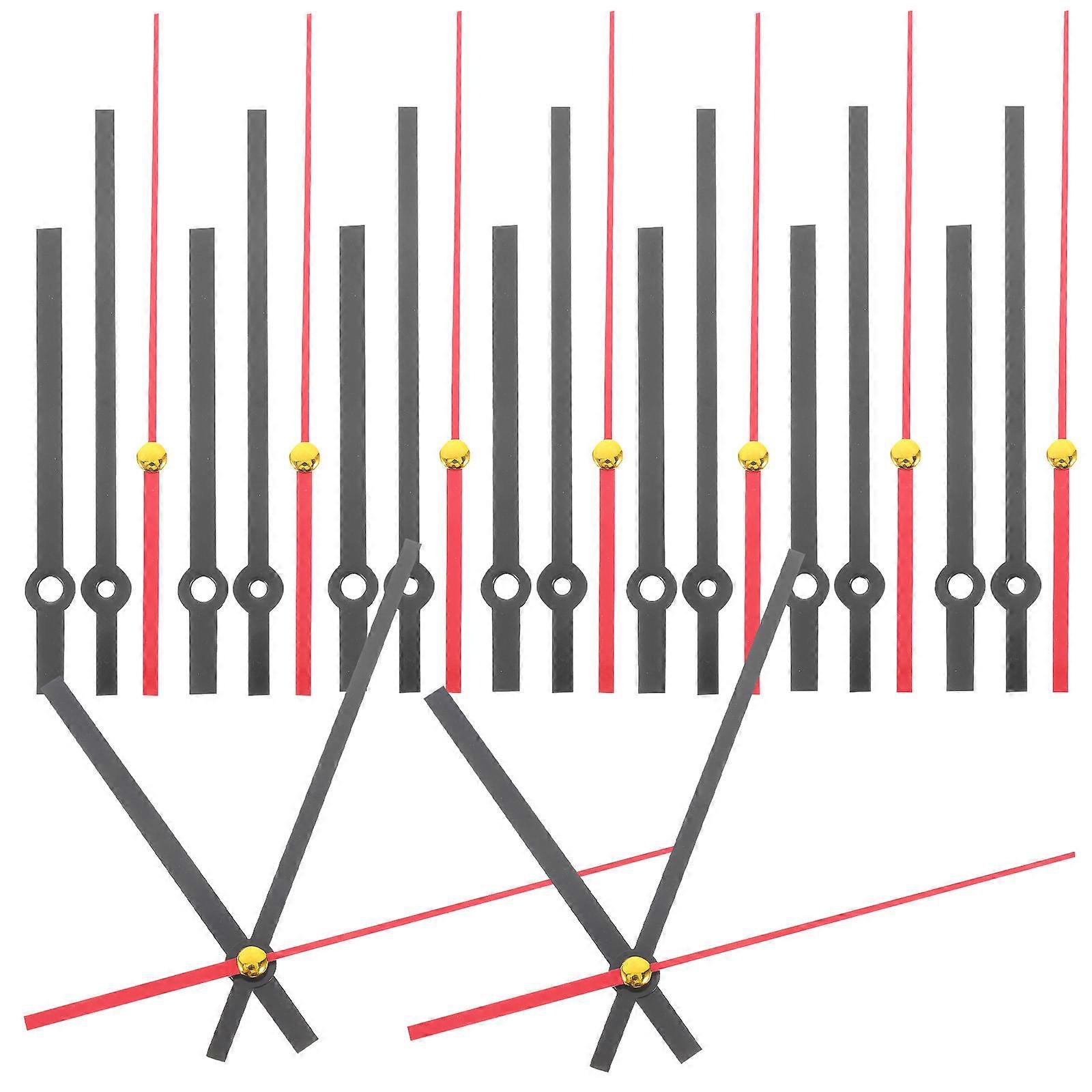 Metal Clock Hands Plastic Clock Parts for Home Use 10Sets