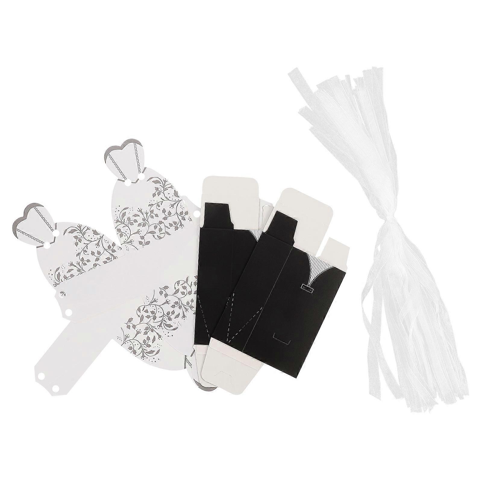 Wedding Present Boxes for Chocolate Candy Container Storage 300Pcs Paper