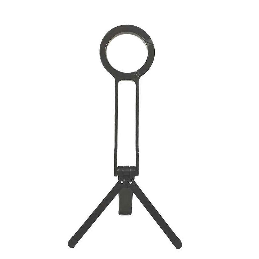 Creative Carabiner-Mounted Phone Tripod Strong Adsorption Angle Adjustable Magnetic Phone Holder Portable Foldable Bracket Vlog