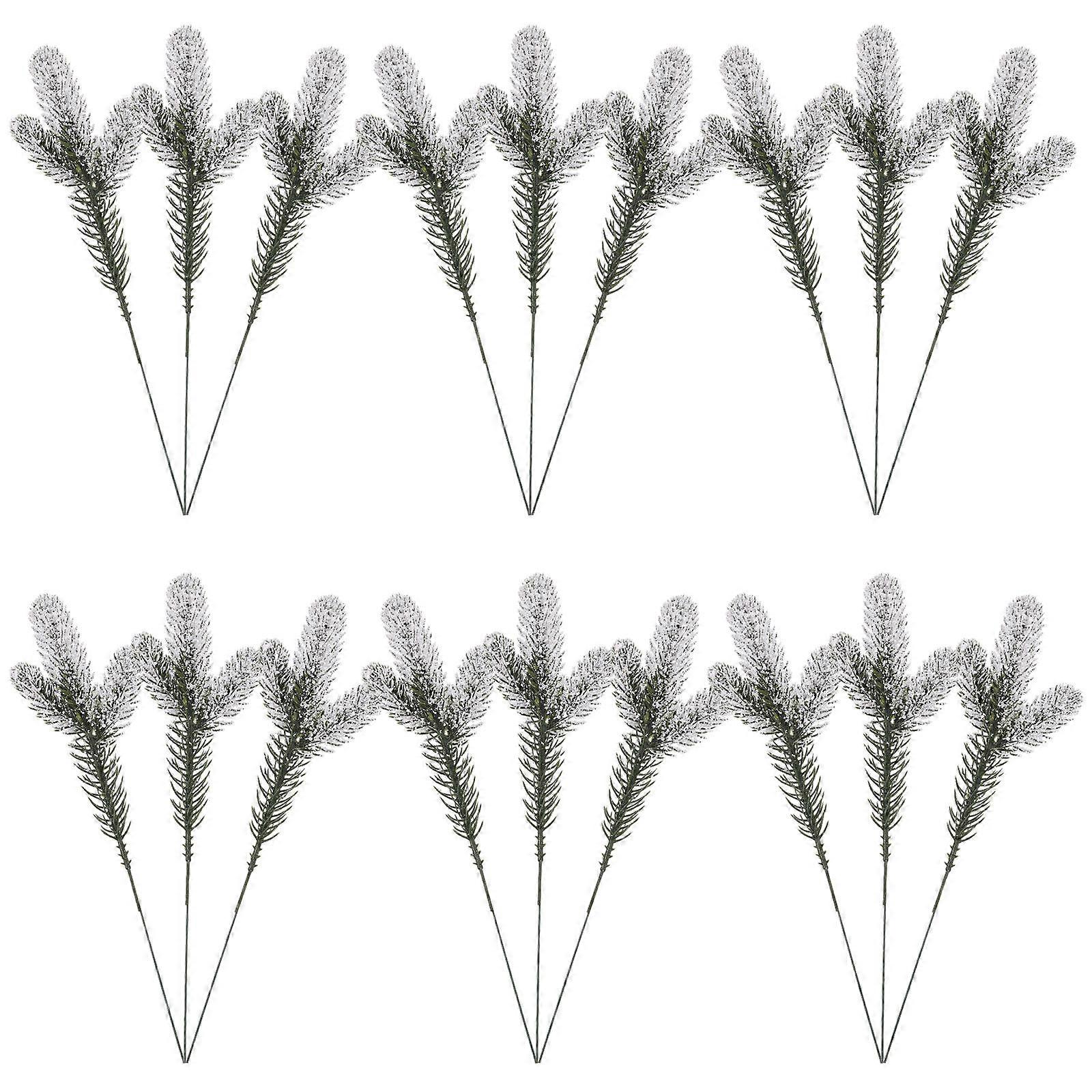 Artificial Pine Needles Fake Pine Picks for Festive Decoration 48Pcs