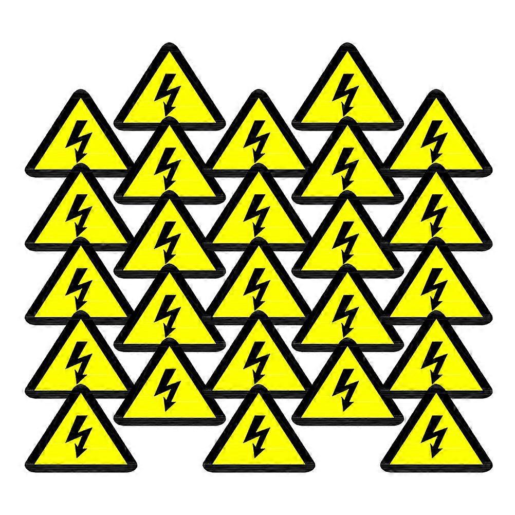 Electrical Flash Label Danger Warning Sticker for High Voltage 50Pcs