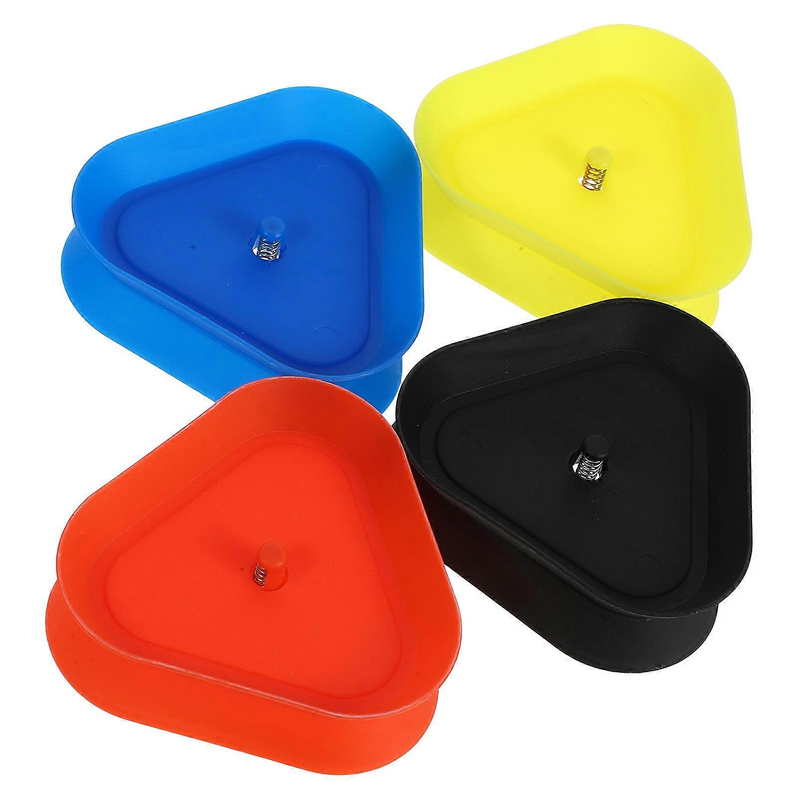 Playing Card Holder Triangle Shape Hands-Free Card Stand 4Pcs for Home