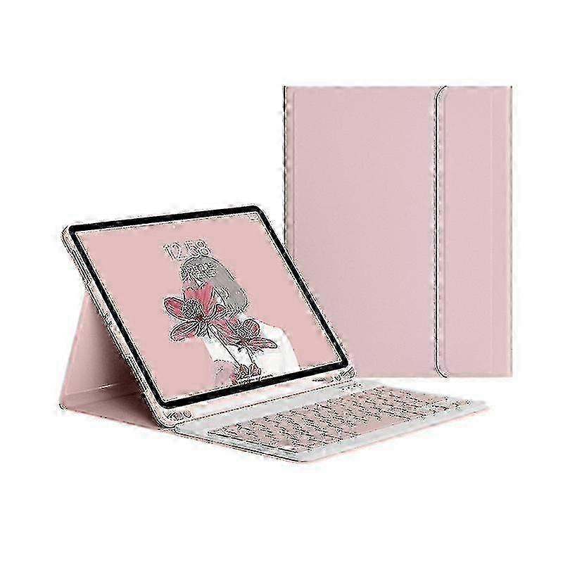 Capa com teclado para iPad de 10,2 polegadas (modelo 2021) com teclas silenciosas tipo tesoura.