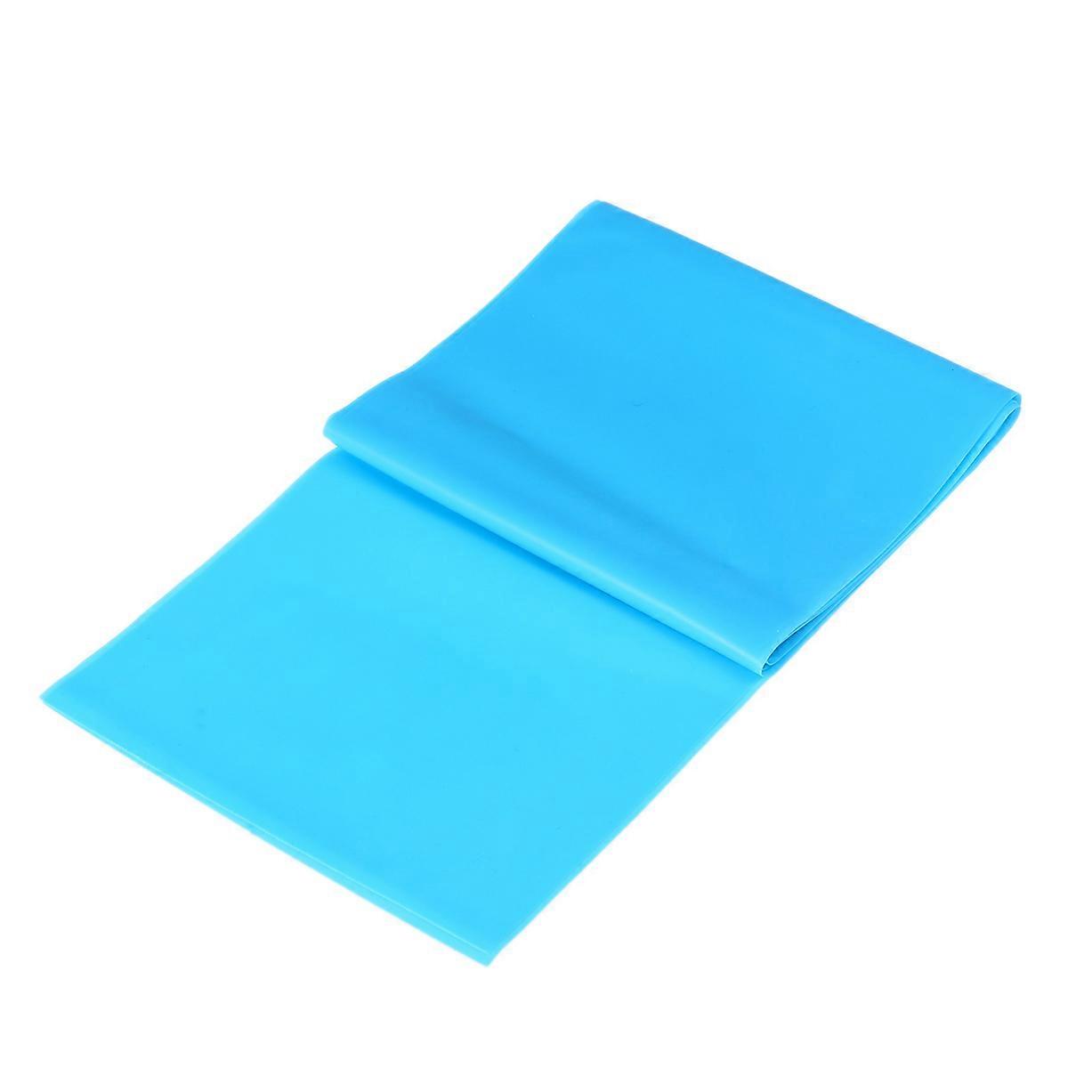 Elastic Exercise Loop Resistance Band Set 2Pcs Ideal For Yoga Practitioners In Blue Enhancing Flexibility