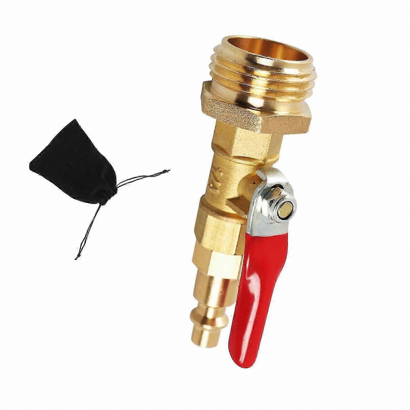 1/4 Inch Male Quick Plug Adapter for Sprinkler Systems Winterization
