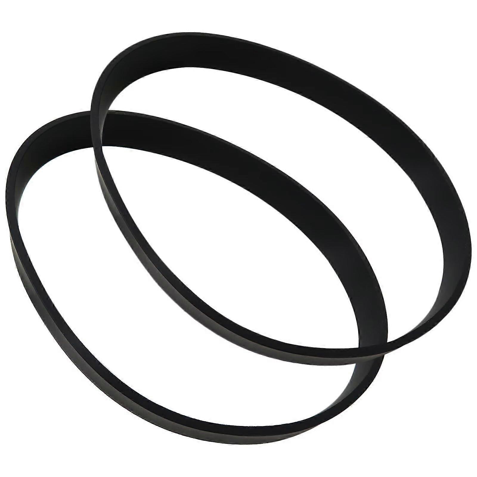 Black Flat Vacuum Drive Belt for Dirt Devil UD70172 Featherlite Powerlite Replacement 2 Pack