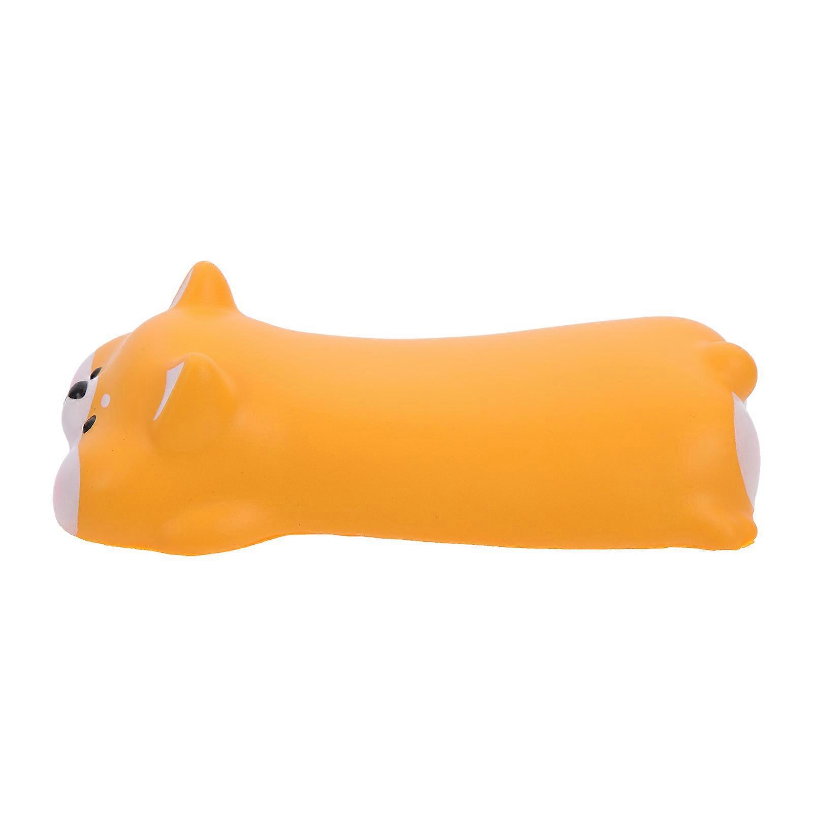 Orange Cartoon Mouse Wrist Pad for Comfortable Mouse Wrist Support