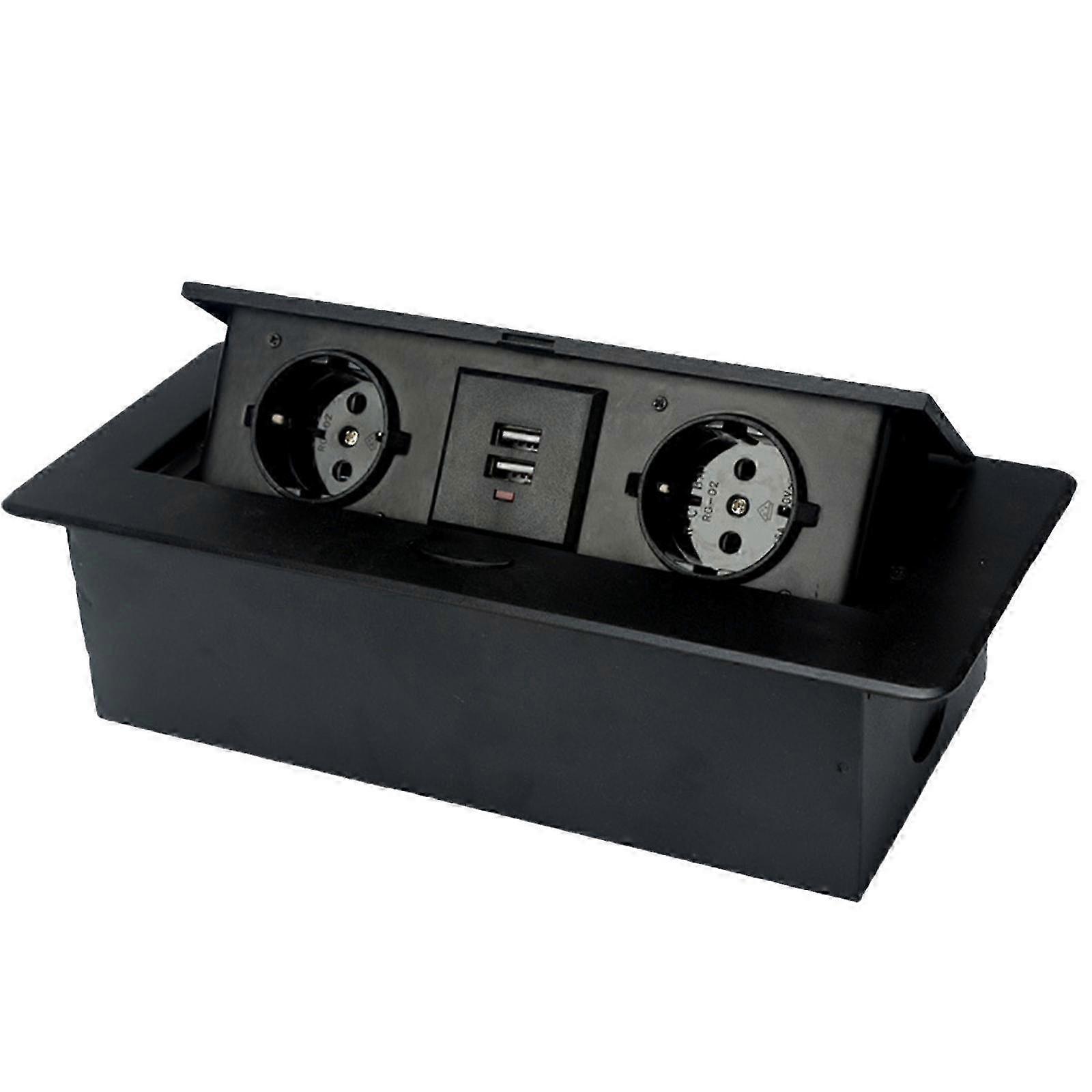 26-27 Recessed Table Socket Connection Box AC Power Electric Outlet