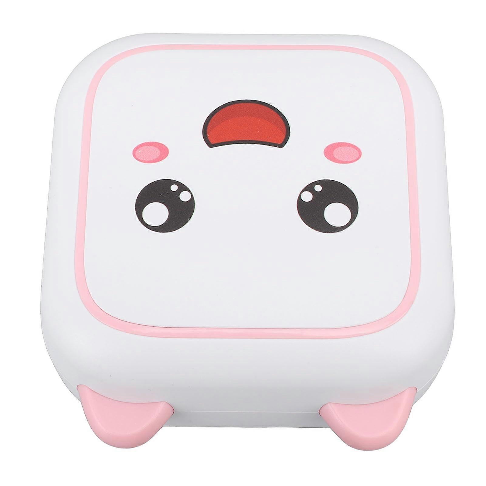 Mini Thermal Printer with Resolution Inkless Printing for Notes and Photos, Bluetooth, Pink