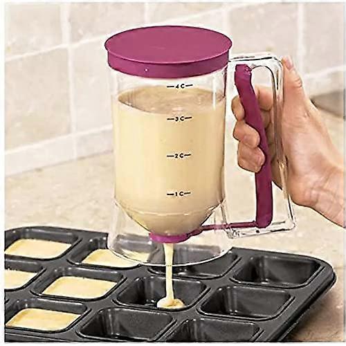 Batter Dispenser with  Portion Control for Pancake Cupcake Cake Mix Baking Essentials