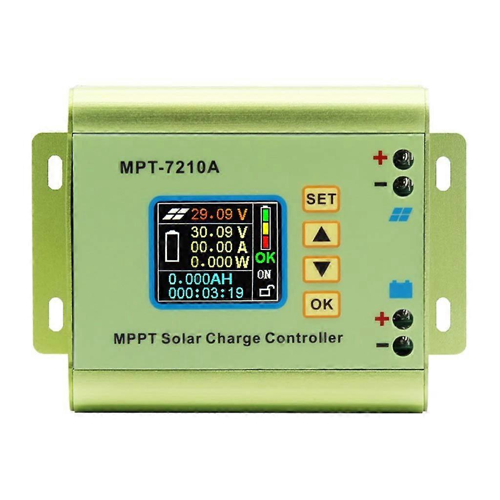 MPPT Solar Charge Controller LCD Display for 24V72V Battery Pack, 010A Output,  Efficiency