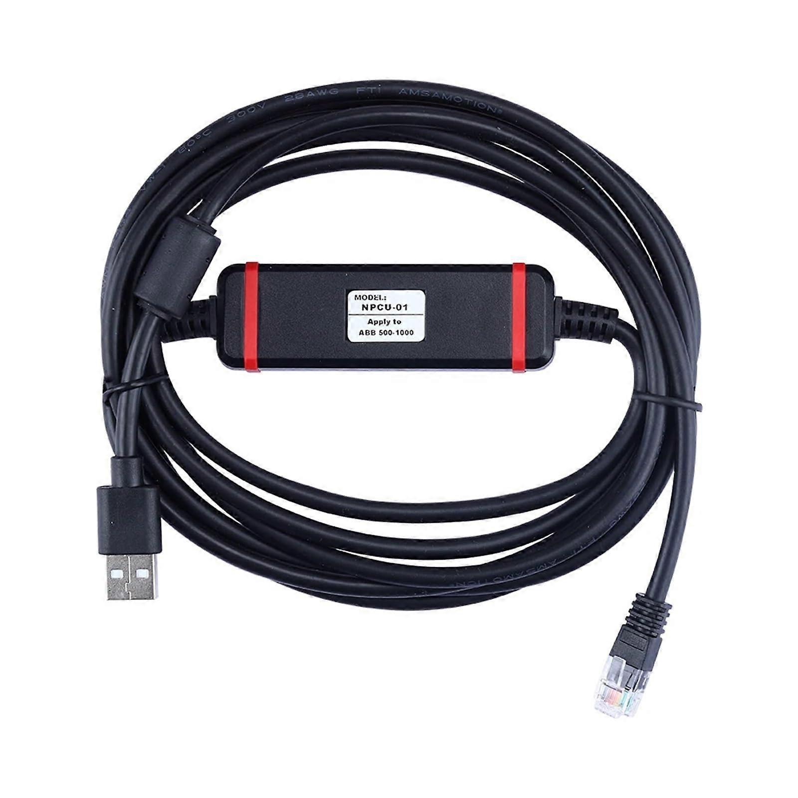 VFD Debugging Cable USB NPCU01 for ABB ACS800 600 500 1000 DCS500 Plug and Play Speed Data Transfer