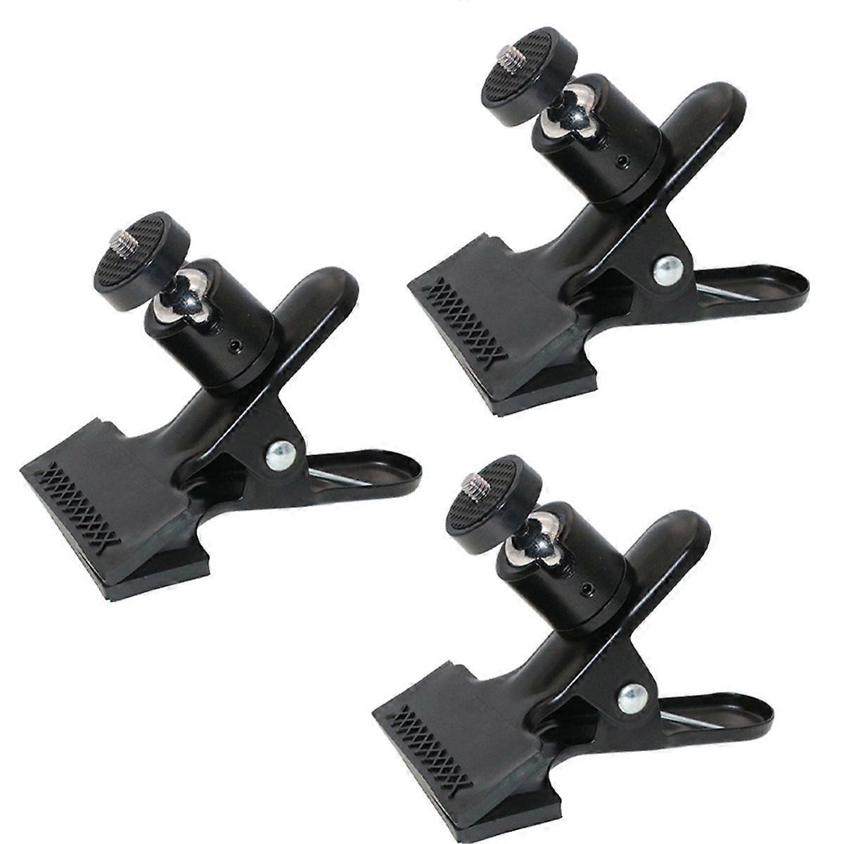 Tripod Camera Mount Clip Spring Tripod Flash Reflector Holder Ball Head for Backdrop Camera Light Stand DSLR Camera
