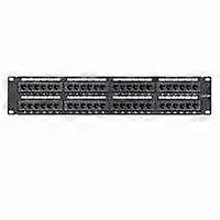 48Port CAT6A Density Patch Panel for Easy Rack Mount and Organized Cable Management