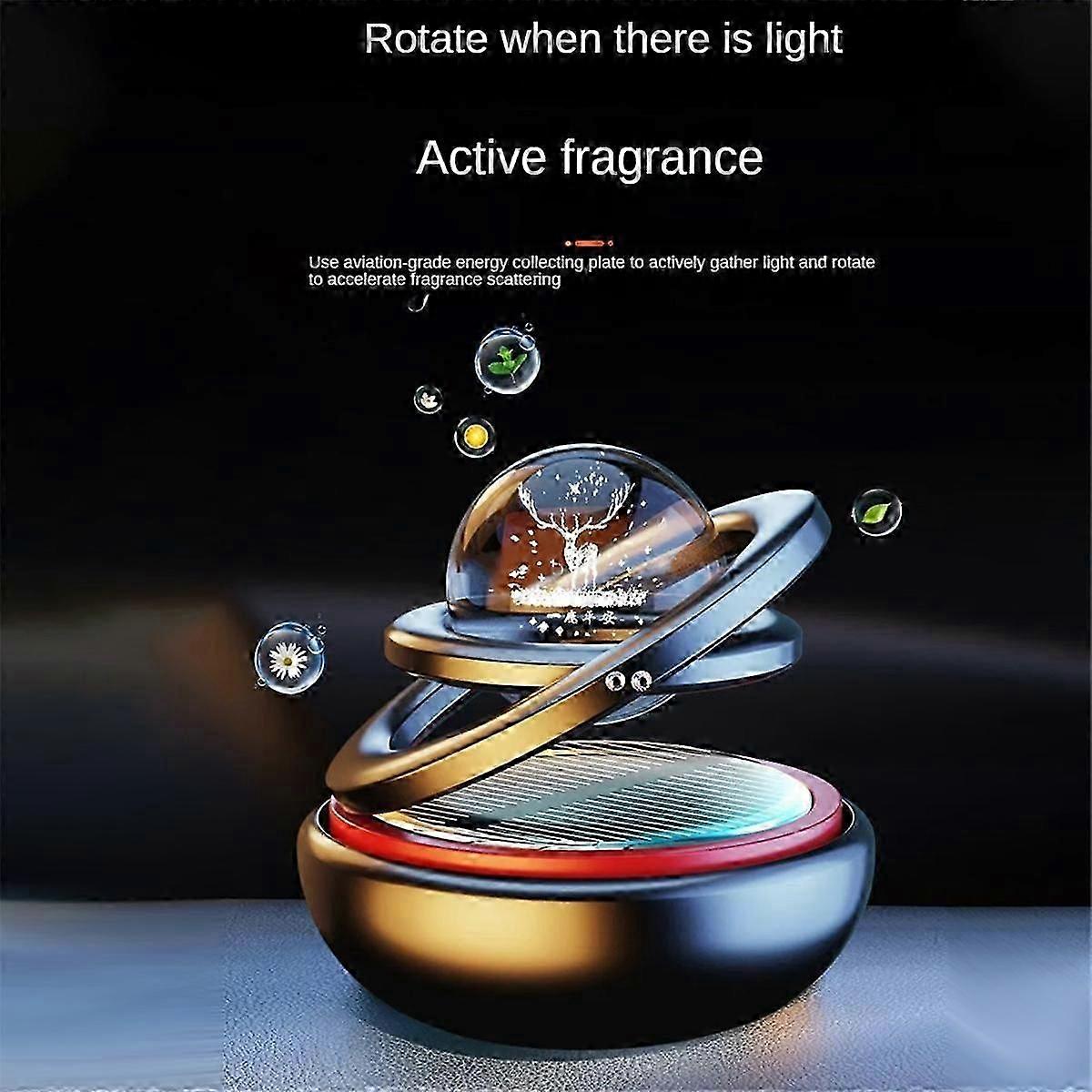 Solar Rotating Car Perfume Ornament