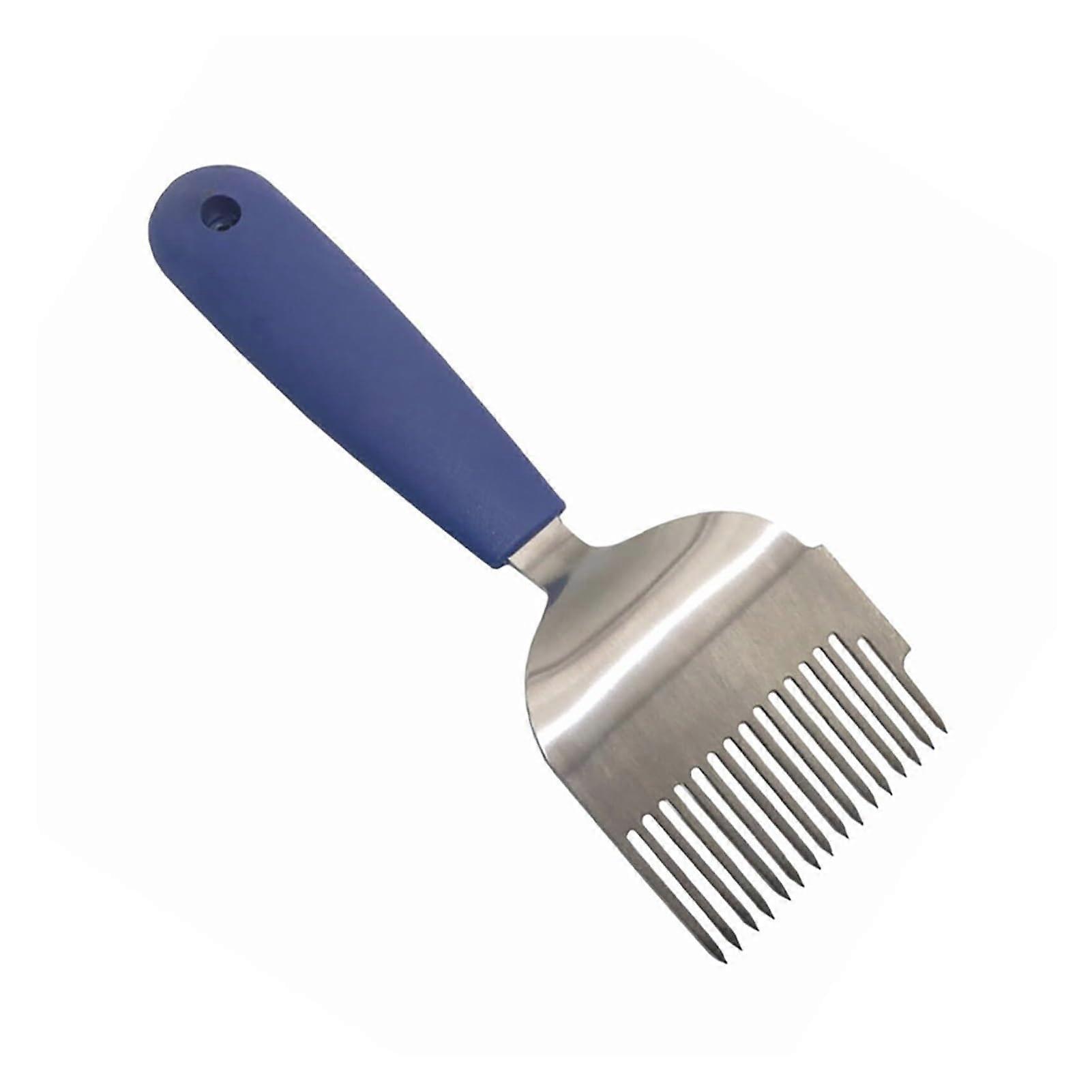 Beekeeping Uncapping Fork Stainless Steel Honey Tool with Plastic Handle and Straight Needles