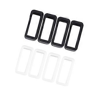 Clasp for Watch Silicone Ring for Watch Use 8Pcs Assorted Color Buckle