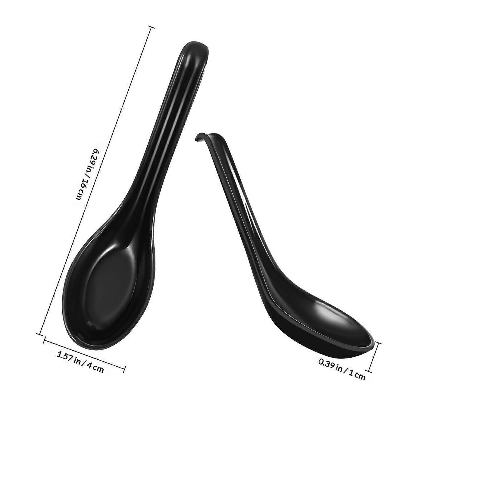 Soup Spoon Japanese Style Spoons for Kitchen Use 6Pcs Set