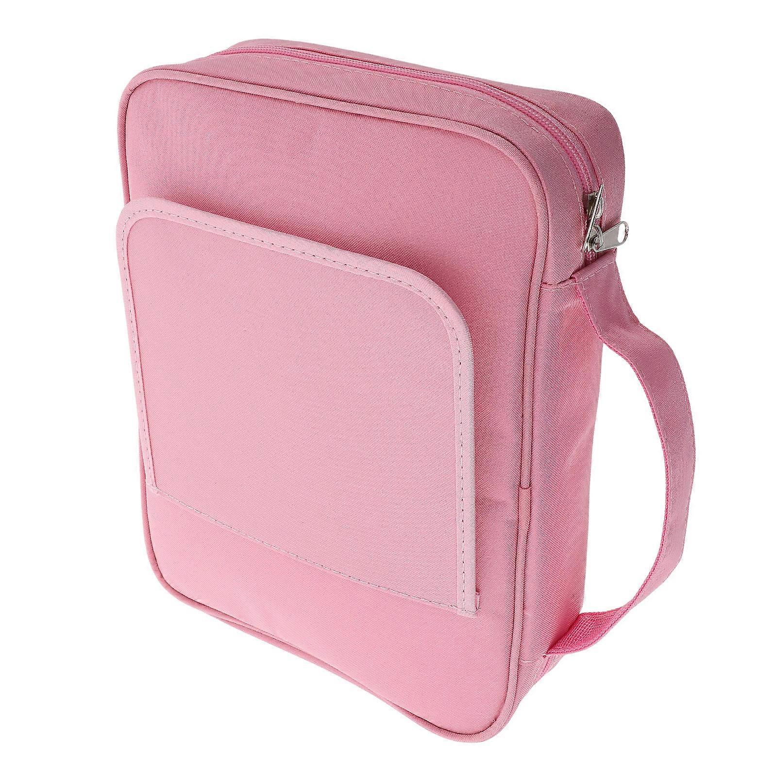 Pink Book Sleeve Bag for Book Reading Stand Multifunctional Storage