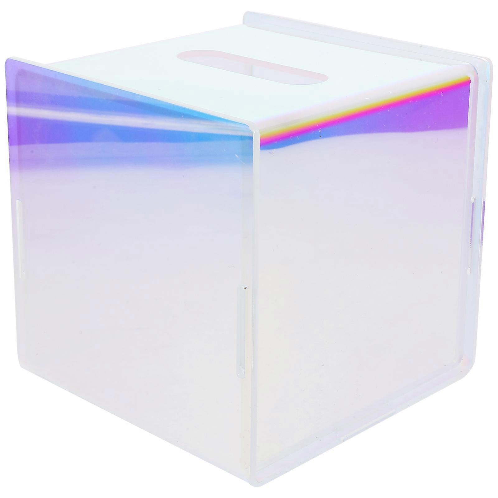 Acrylic Tissue Box Holder for Storage with Material