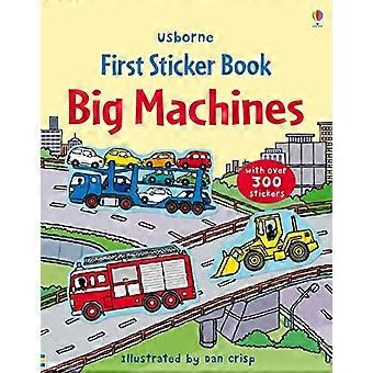 Store maskiner klistermærke bog