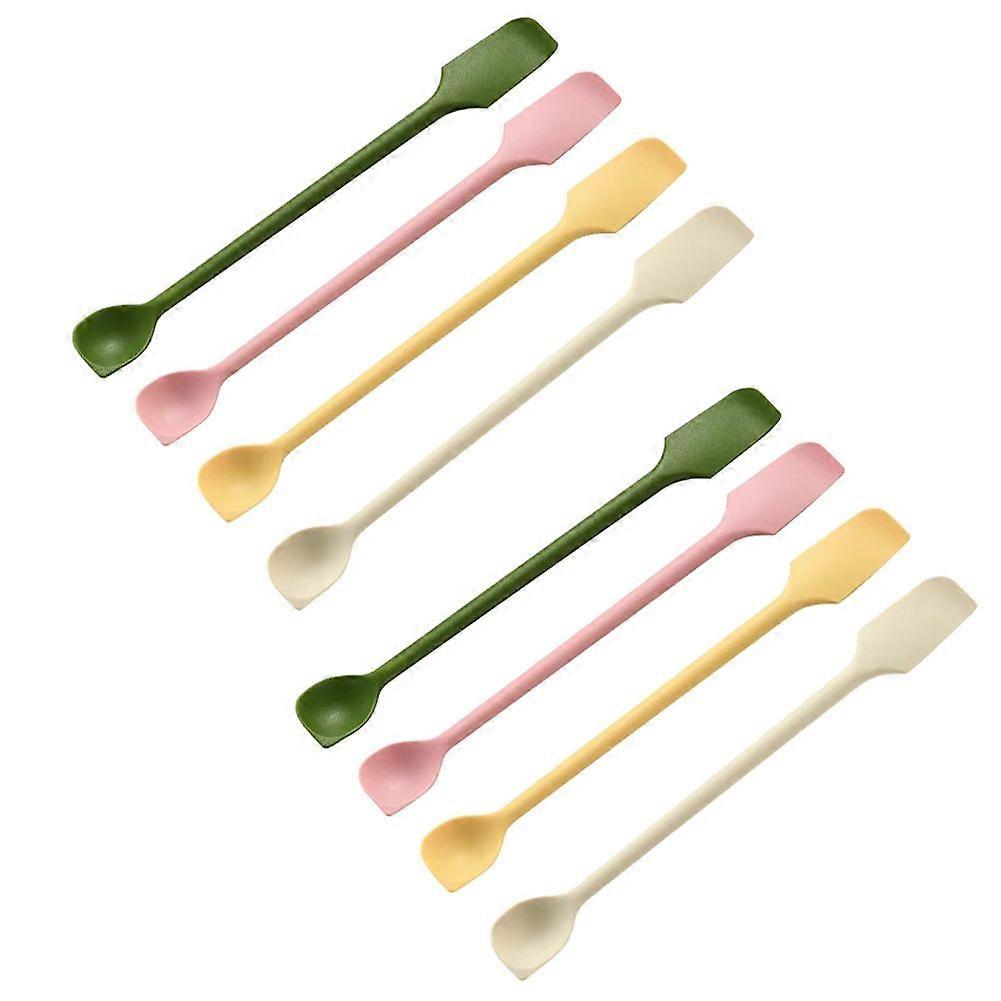 Silicone Scraper Set Double Scraper Jam Cream Deep Bottle Extended Spatula Jam Spoon Spatula Cake Scraper
