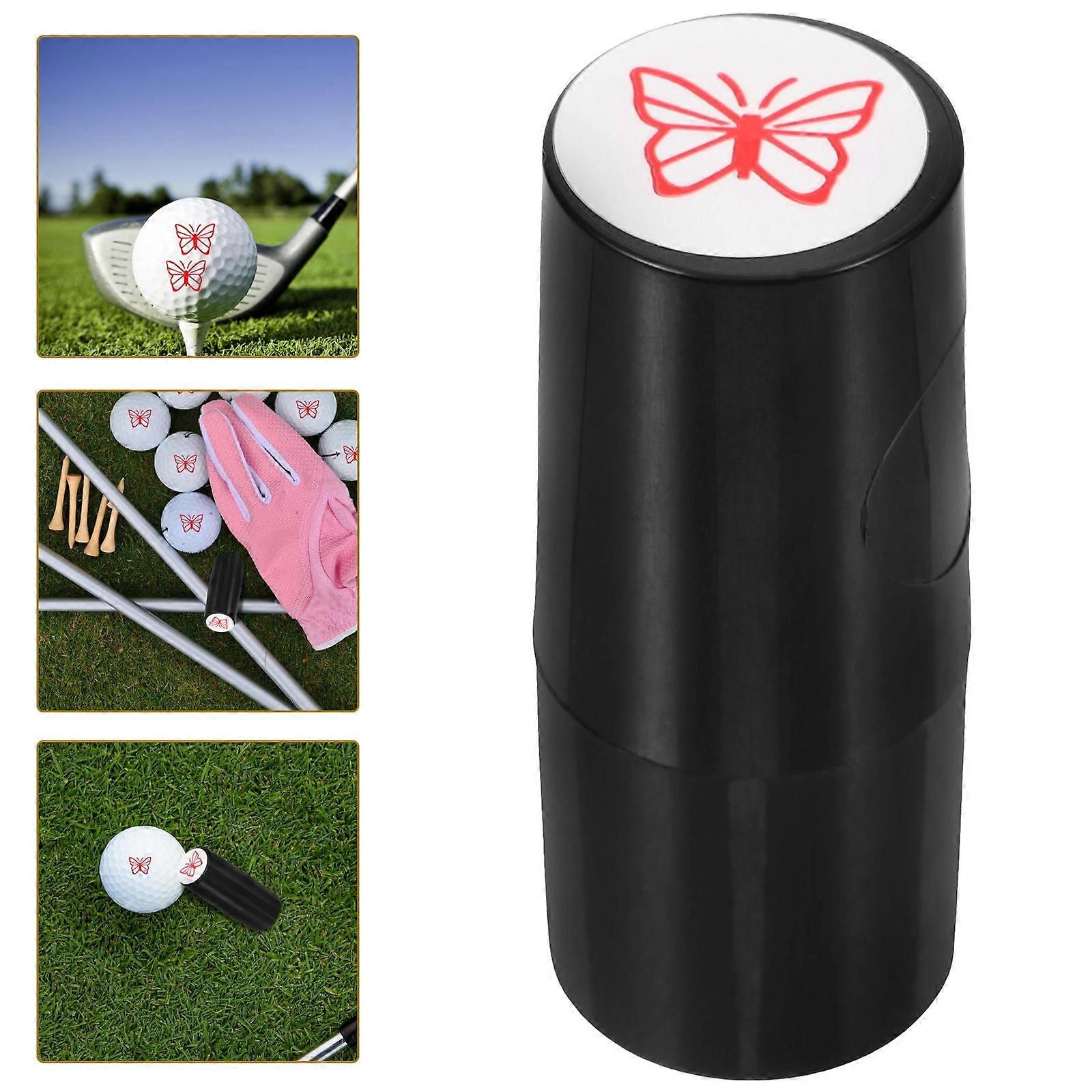 Portable Golf Marker Stamp with Plastic Stamper, Quick Drying