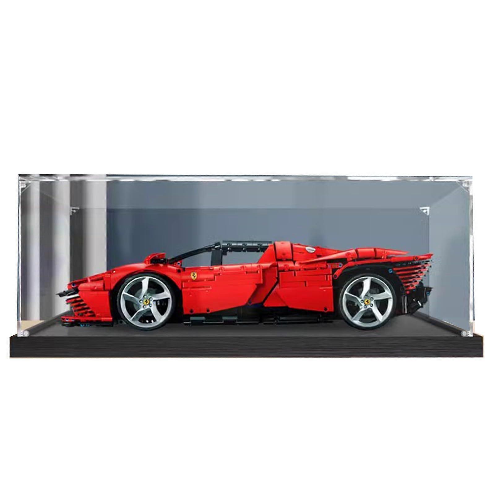 Acrylic Display Case for  42143 with 2mm Precision, Clear Dustproof Showcase for Models