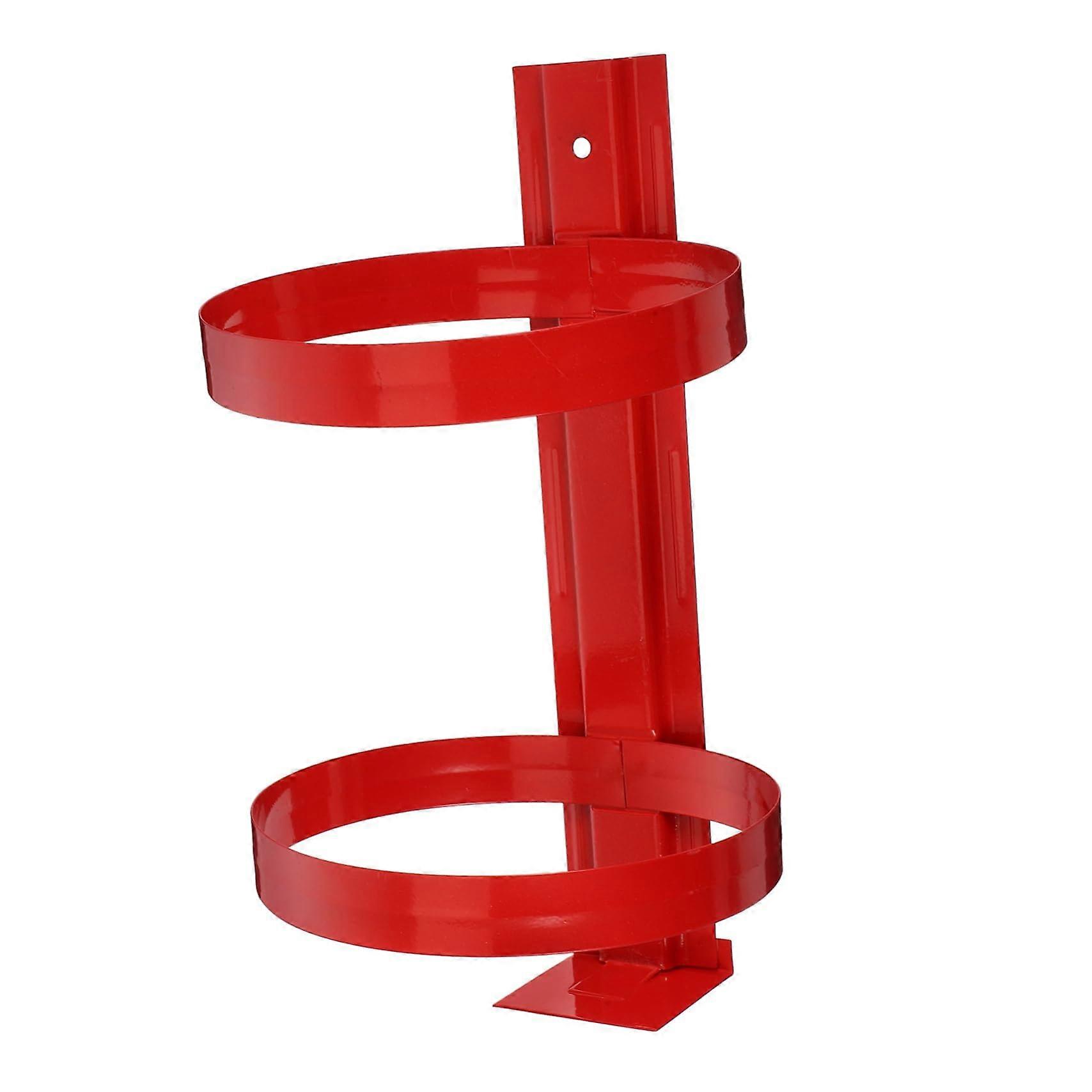 Heavy Duty Fire Extinguisher Wall Mount Bracket, Universal Iron Holder for Secure SpaceSaving Storage