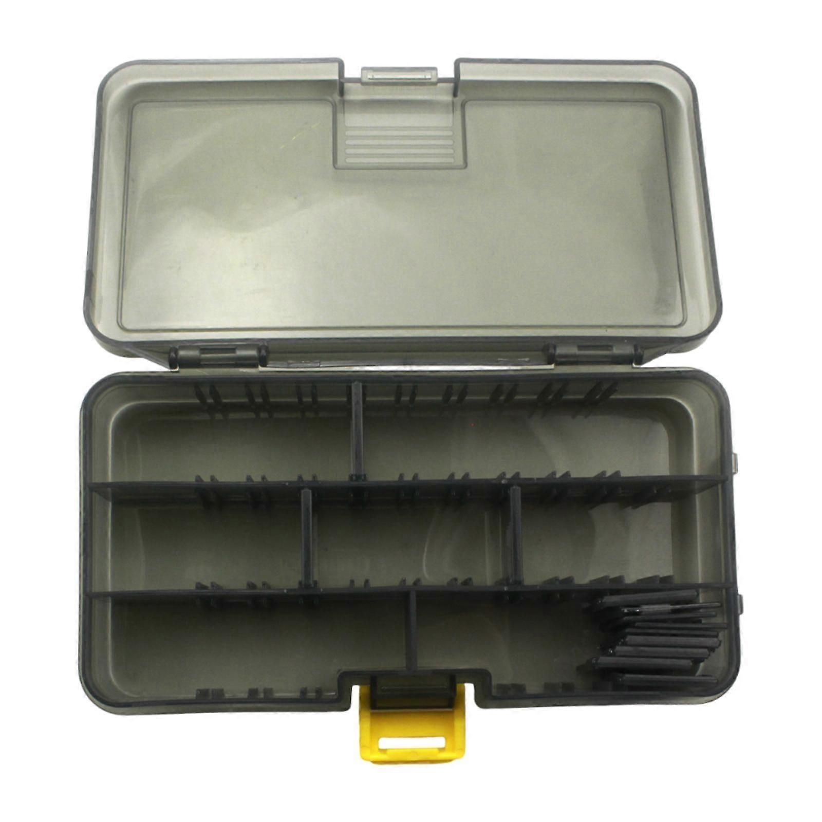 Fishing Tackle Box Multifunction with Removable Dividers Tool Storage Box