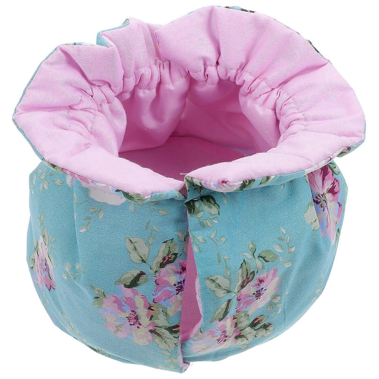 Teapot Cover Flower Pattern for Keep Warm 2Pcs Creative Tea Cozy Set