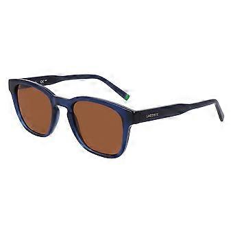 Okulary przeciwsłoneczne LACOSTE L6026S N 410 TRANSPARENT BLUE 51/20/145 MĘSKIE