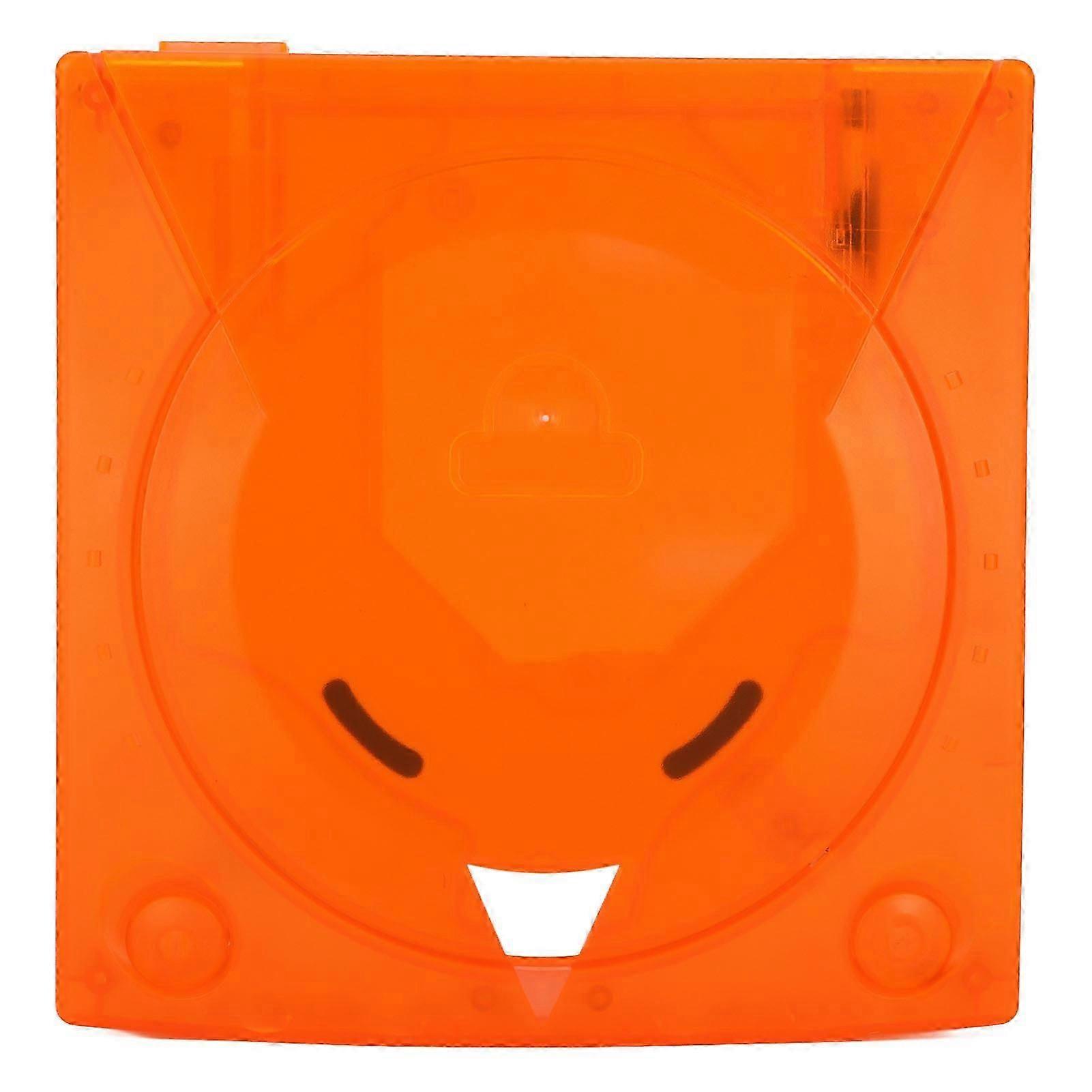 Housing Shell Orange Plastic Translucent Replacement Protective Shell compatible with SEGA Dreamcast DC