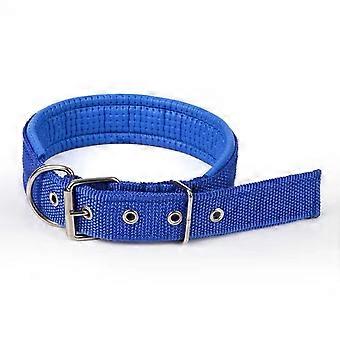 jianc-Dog collar, Teddy/Golden Retriever neck warmer, L size, 2.5cm wide, blue. Only one available, will be shipped randomly.