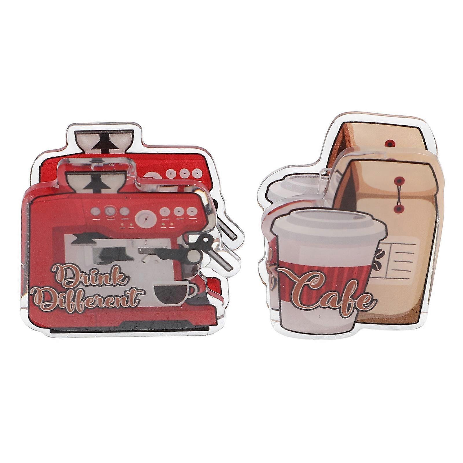 Stylish Multi-Function Message Clips Acrylic Scrapbooking Memo Holders 2Pcs