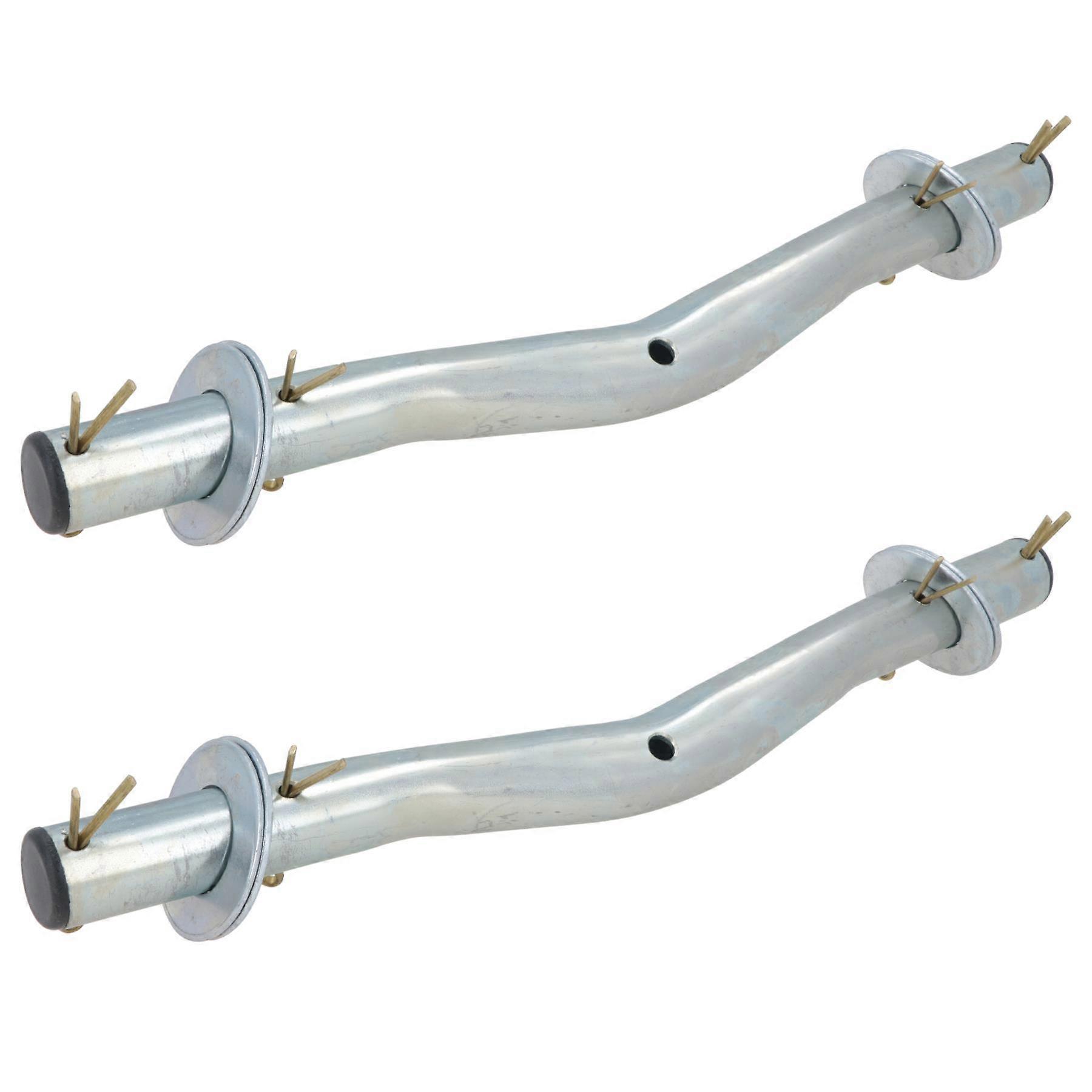 2 Pack Cranked Boat Roller Wing Bracket For Ribbed Side Rollers Dumbbell Trailer