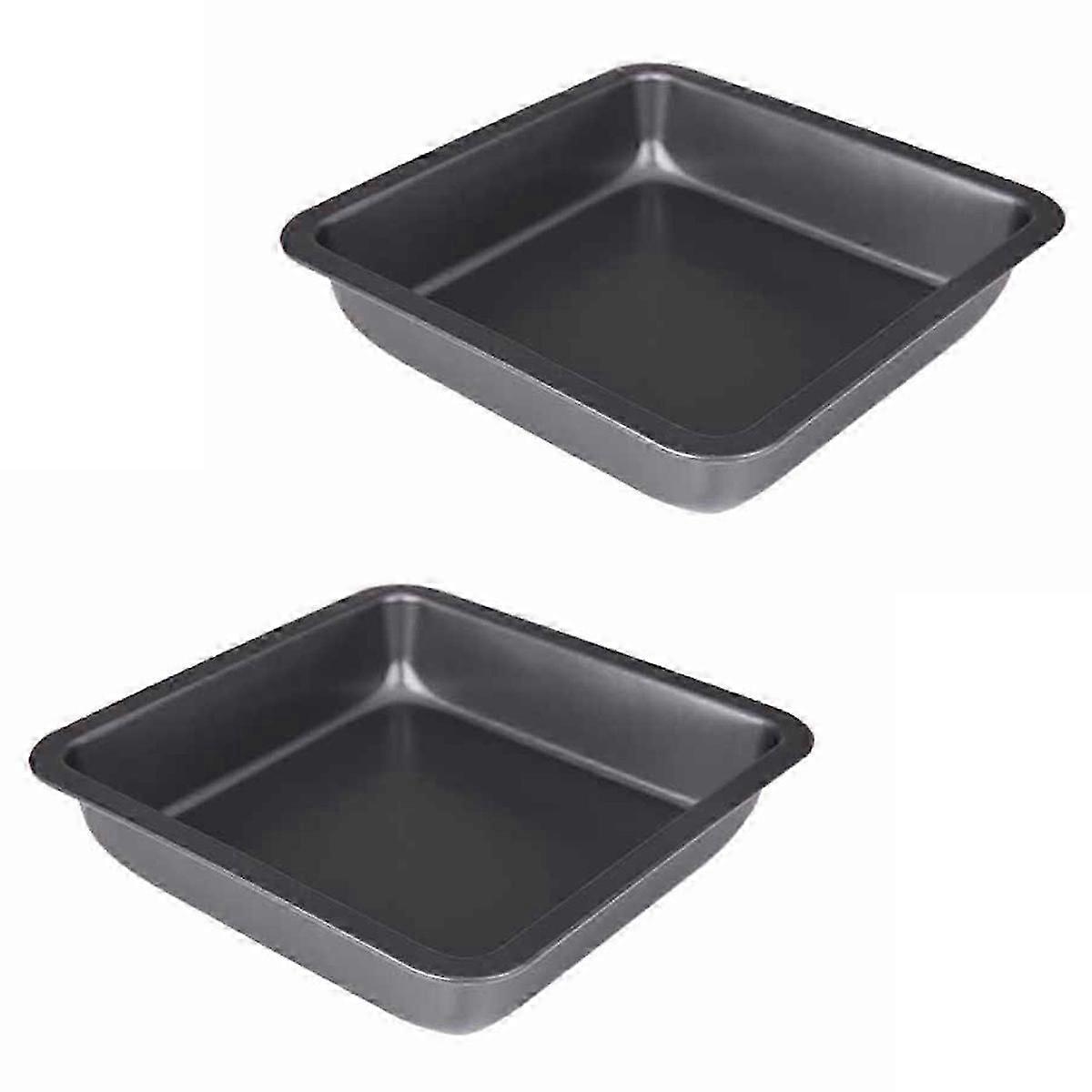 Mini Square Cake Pan, 8 Inch Non-Stick Bakeware for Cake Making