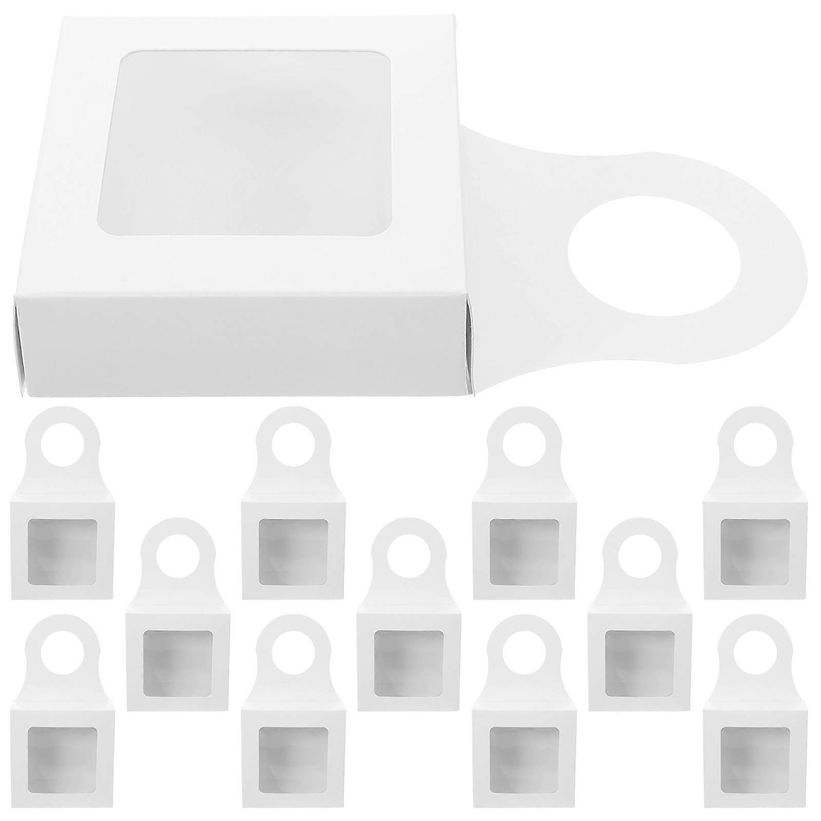 Gift Boxes For Glassware Hanging Wine Box Wedding Simple Design Rectangular Paper 12Pcs