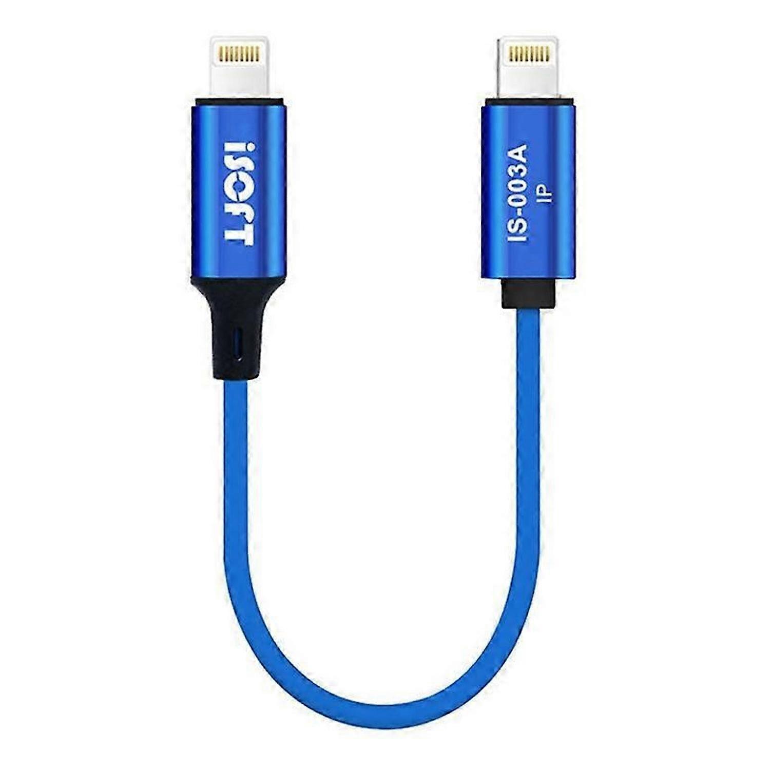 ISOFT IS-003A Cable de transmisión de datos Lightning a Lightning Easy Copy Cable de datos para iPhone