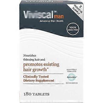 180 tabletten voor mannen: geavanceerde gels en kauwtabletten voor haarverzorging en haargroei.