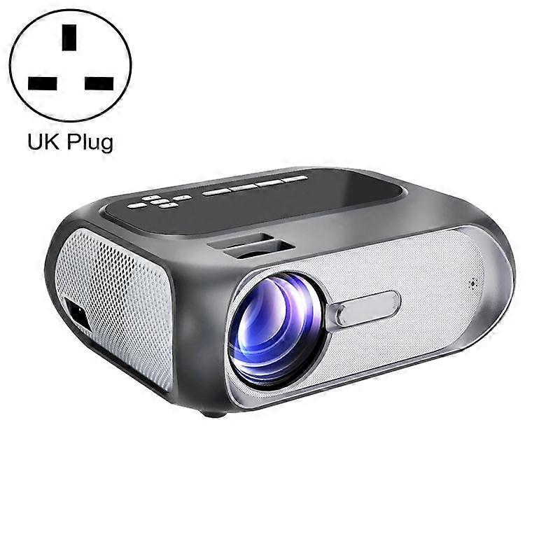 T7i LED Digital Projector, Same Screen Version, Same Screen Version,UK Plug