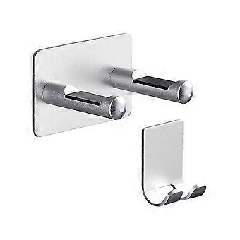 Universelle Haartrocknerhalterung aus Edelstahl, Wandmontage ohne Bohren, Klebebefestigung, kompatibel mit Dyson Supersonic, Silber