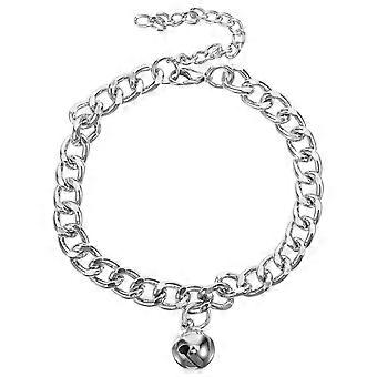 Adjustable Cat Collar Aluminum Alloy with Bell 1 Kit for Pets