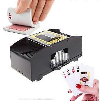 ZLGP Universal Card Shuffler, 6 Deck Automatic Poker Shuffler, Electric Card Shuffler Family Game Accessory 268