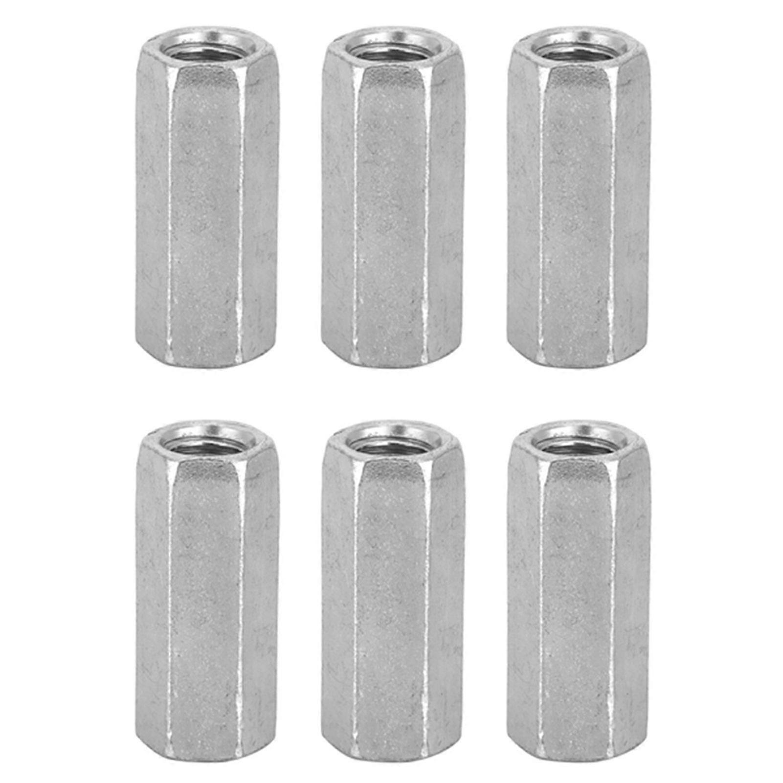 10pcs M8 Long Rod Nut Hex Hexagonal Sleeve Nut Standoff Threaded Fasteners (M8*30)