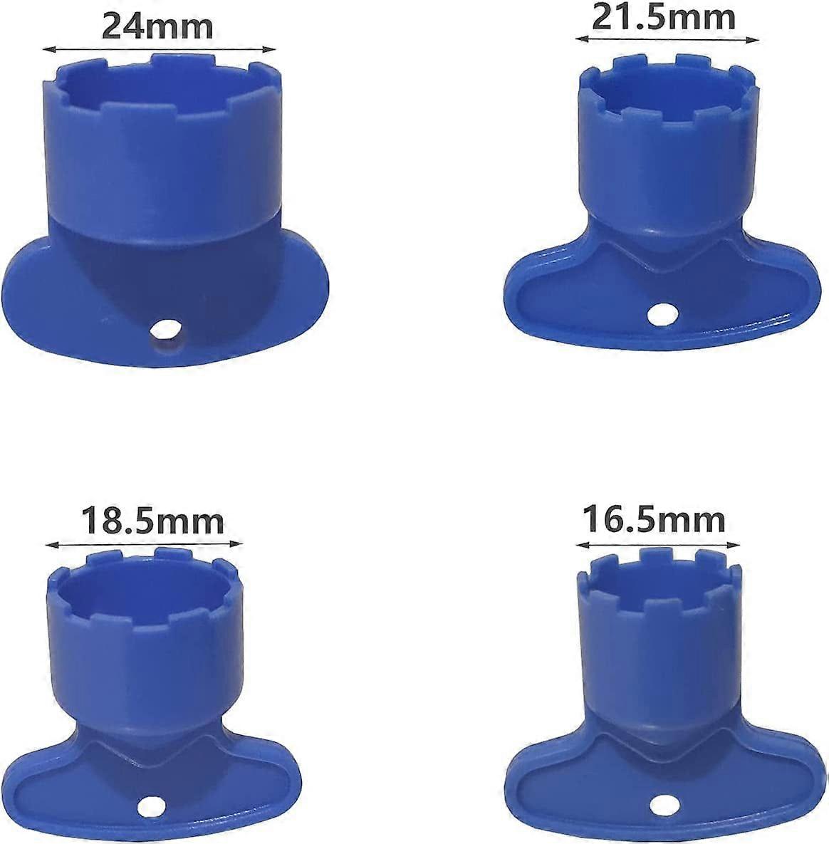 4 Pack Faucet Replacement Part Insert Filter + 4 Pack Removal Wrench Tool, s