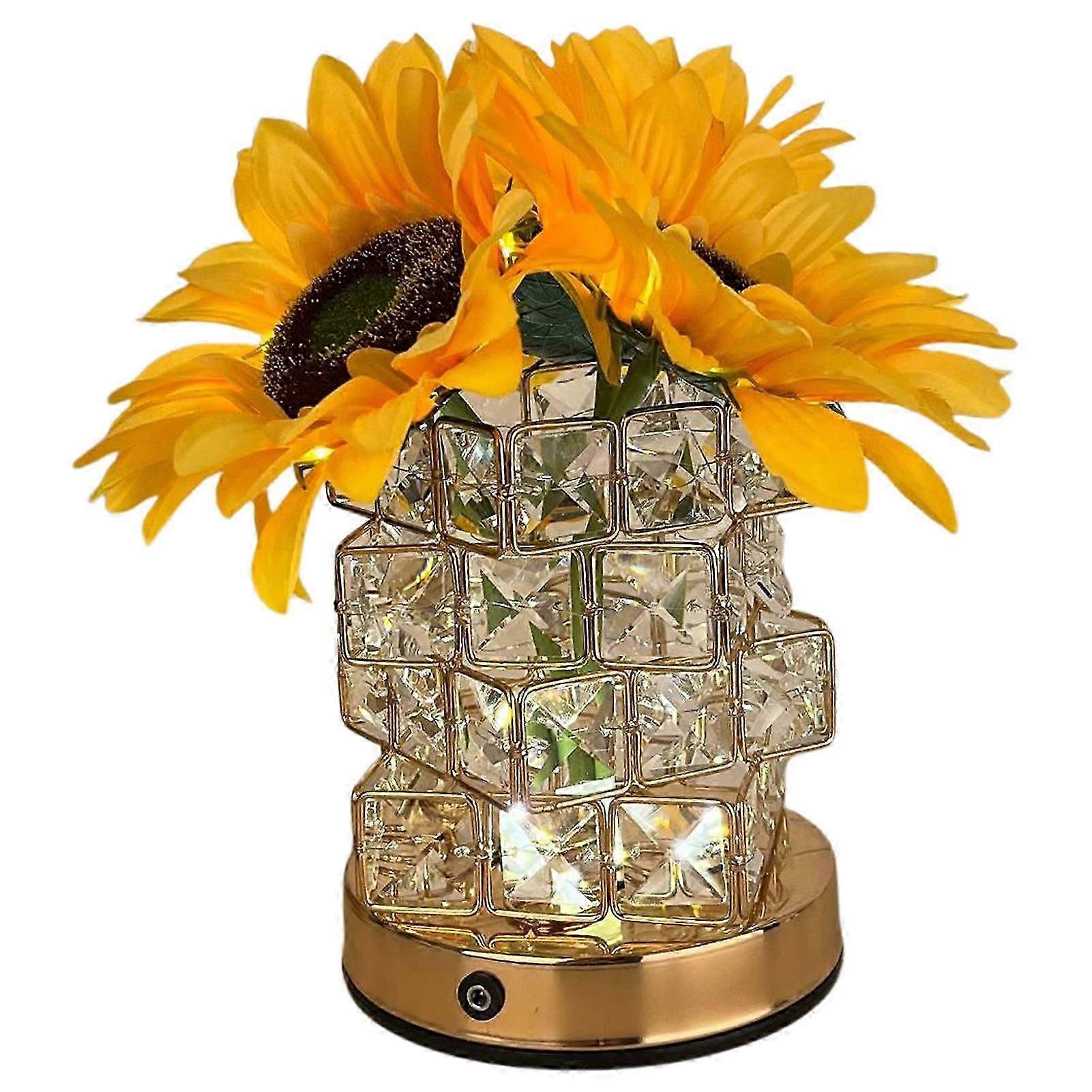 Atmosphere Table Light,Aesthetic 3d Flower Bedside Soft Warm Light