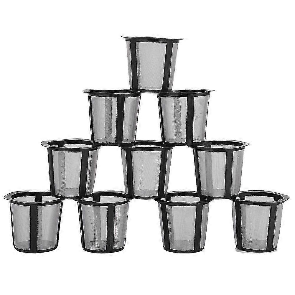 10PCS Reusable Coffee Filter Plastic Coffee Filtering Cup Basket Coffee Filter